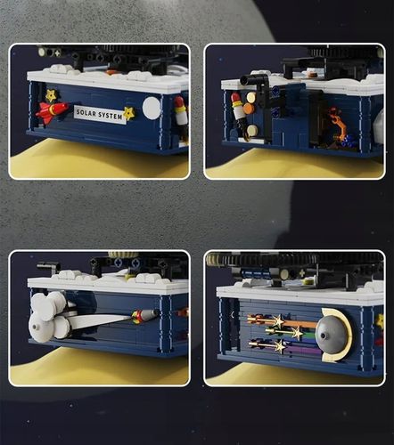 Klocki KONSTRUKCYJNE Ruchomy UKŁAD SŁONECZNY ZIEMIA SŁOŃCE KOSMOS LED na Arena.pl