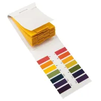 Papierki lakmusowe paski pomiar ph 1-14 opakowanie 80 szt z wzornikiem