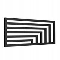 POZIOMY GRZEJNIK LAOS 52x80 CZARNA STRUKTURA