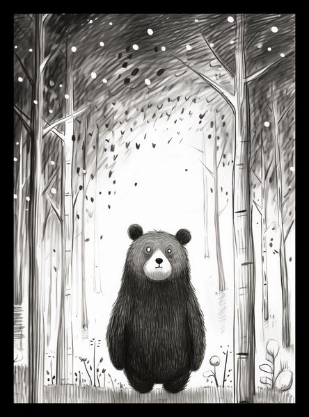 Plakat 20,5x28,4cm Ciekawski Miś zdjęcie 2