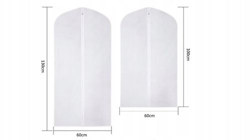 Pokrowce 6-pack całe z folii 60x100cm+ 60x130cm na Arena.pl