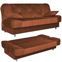 Kanapa sofa Sara Karo rozkładana wersalka spania bonell łóżko Family meble