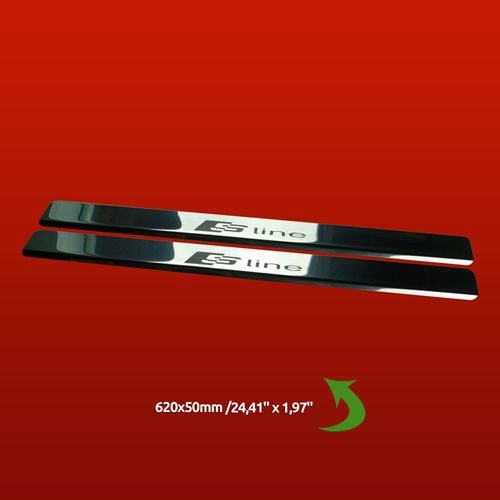 Listwa progowa AUDI TT MK2 8J SLINE Stal nierdzewna 304 połysk 2szt na Arena.pl