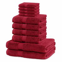 TOWEL/MARINA/D.RED/N/SET2*70x140+4*50x100+4*30X50