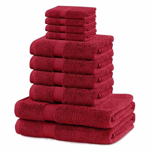 TOWEL/MARINA/D.RED/N/SET2*70x140+4*50x100+4*30X50 na Arena.pl