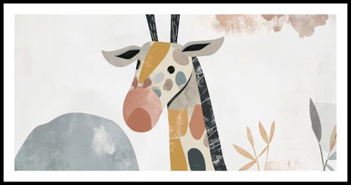 Plakat 91,3x44,5cm Żyrafa Bambino na Arena.pl