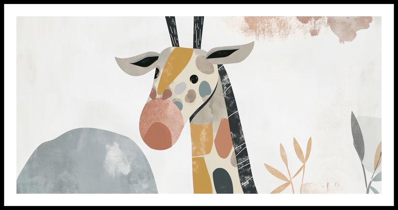 Plakat 91,3x44,5cm Żyrafa Bambino zdjęcie 3