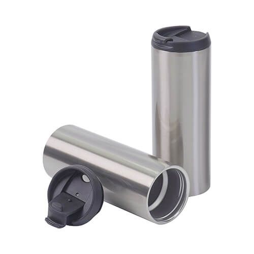 Kubek termiczny 410 ml do sublimacji - srebrny na Arena.pl