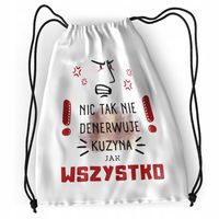 Plecak Dla Kuzyna Sportowy Szkolny Worek Torba Z Nadrukiem Ze Zdjęciem