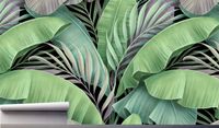 Fototapeta TROPIKALNE PALMY LIŚCIE 130x80