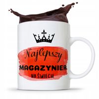Kubek Prezent Dla Magazyniera Najlepszy Na Świecie Z Nadrukiem Ze Zdjęciem