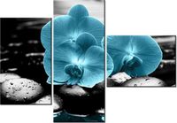 100CM 80 OBRAZ 3 ELEM STORCZYK KAMIENIE ŚCIENNY