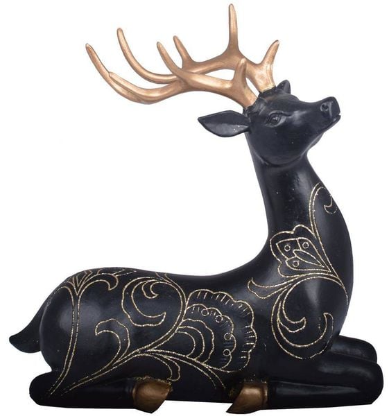 Figurka renifer leżący zdjęcie 1