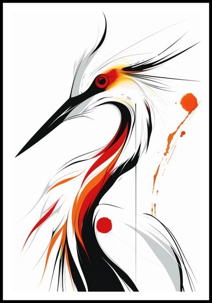 Plakat 67,5x100cm Bocian zdjęcie 3