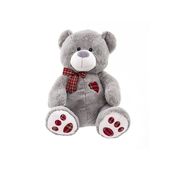 Miś plusz dn15-0013-50 grey EUROBABY ZABAWKI