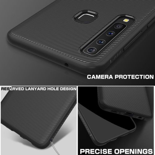 Etui Twill Texture Samsung A9 2018 Czarne na Arena.pl