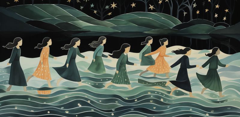 Plakat 91,3x44,5cm Nocna Procesja zdjęcie 1