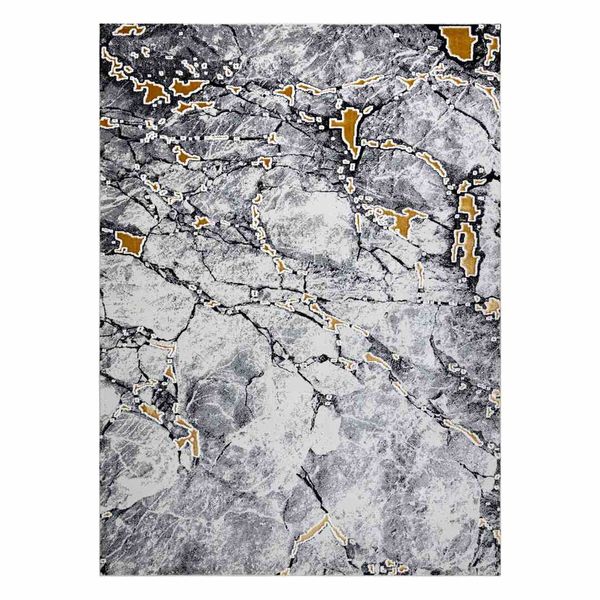RUG/LU/MOSSE/MARBLE/CREAM+BLACK/80x150 zdjęcie 1