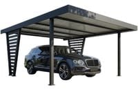 Carport V PREMIUM 5x5m Wypełnienie panelami Wiata samochodowa TS1267