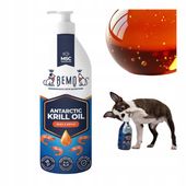Olej z kryla antarktycznego BEMO KRILL 200 ml dla psa kota omega 3 stawy