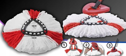 12X WKŁAD DO MOPA OBROTOWEGO VILEDA TURBO WKŁAD ZAPAS KOŃCÓWKA MEGA CHŁONNE na Arena.pl