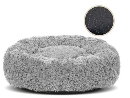 Legowisko shaggy 100cm jasnoszare na Arena.pl