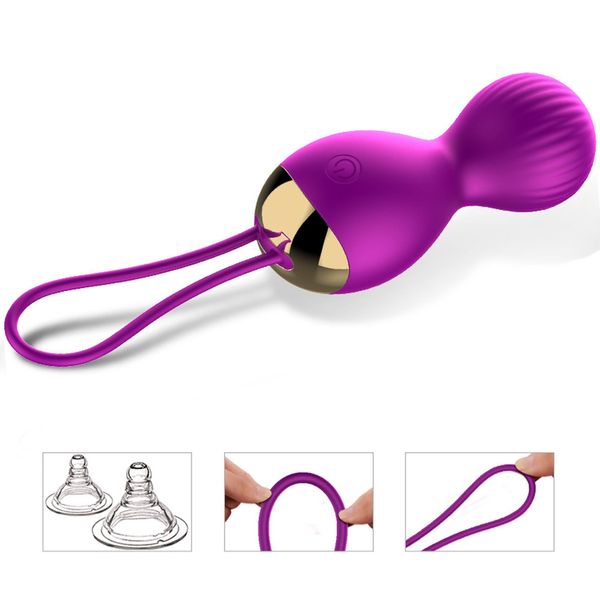 Kulki-Vibrating Silicone Kegel Balls USB 7 Function zdjęcie 13