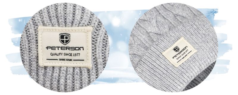 czapka ptn hat-06-7675 grey zdjęcie 10