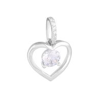 Przywieszka rodowana serduszko Xuping