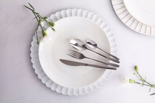 Sztućce Komplet na 6 osób Altom Design Planet srebrny połysk 24 elementy na Arena.pl