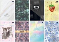 TECZKA Z GUMKĄ A4 LUX UV METALLIC 9035