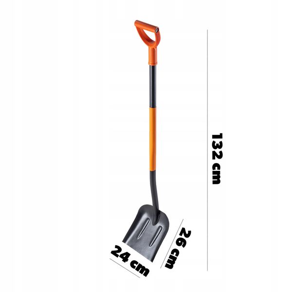ŁOPATA PIASKOWA DO PIASKU WĘGLA HARTOWANA 132cm zdjęcie 2