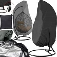 POKROWIEC NA FOTEL WISZĄCY KOSZ KOKON HUŚTAWKA OGRODOWA SZEROKA OSŁONA