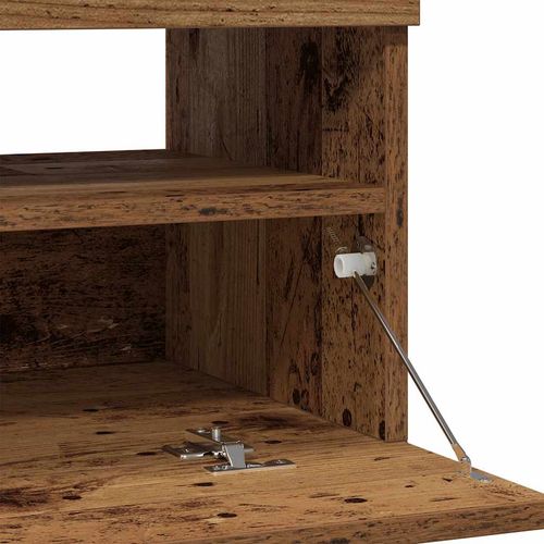 Szafka pod TV z oświetleniem LED, stare drewno, 100x35x40 cm na Arena.pl