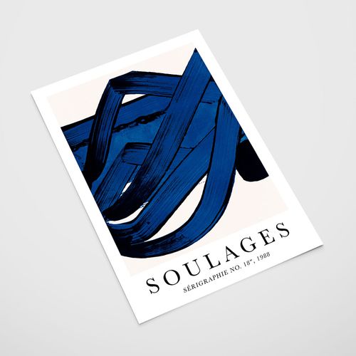 Plakat abstrakcje soulages 70x100 cm na Arena.pl