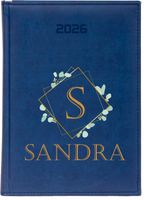 KALENDARZ A5 2026 DZIENNY PLANER KSIĄŻKOWY Z NADRUKIEM PREZENT Z IMIENIEM