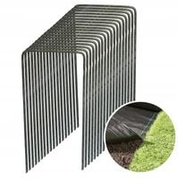 SZPILKI do AGROWŁÓKNINY metalowe TYPU U 100SZT. KOTWY MOCOWANIA