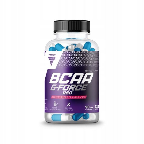 SILNE AMINOKWASY!! BCAA G-FORCE 90 kaps. Trec!! zdjęcie 1