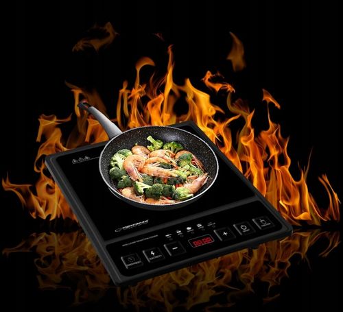 PŁYTA INDUKCYJNA KUCHENKA ELEKTRYCZNA 2000W TIMER MINUTNIK LCD 5-TRYBÓW na Arena.pl