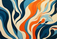 Plakat 66,5x46,5cm Oceaniczne Fale