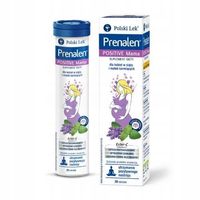 PRENALEN Positive Mama dla kobiet w ciąży i karmiących, 20 tabl. musujących