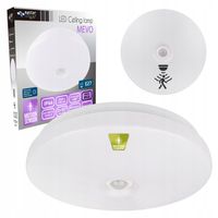 PLAFON LED LAMPA SUFITOWA PANEL 2xE27 czujnik ruchu PIR SUFITOWY