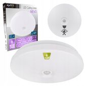 PLAFON LED LAMPA SUFITOWA PANEL 2xE27 czujnik ruchu PIR SUFITOWY