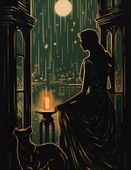 Plakat 50x65cm Nocne Szeptanie