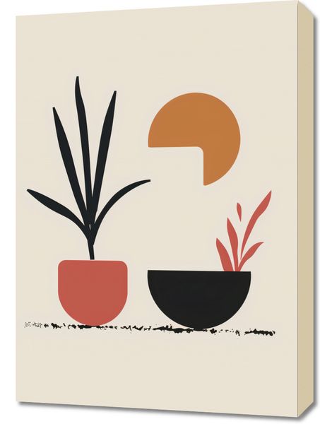 Obraz 50x70cm Domowy Ogród zdjęcie 1