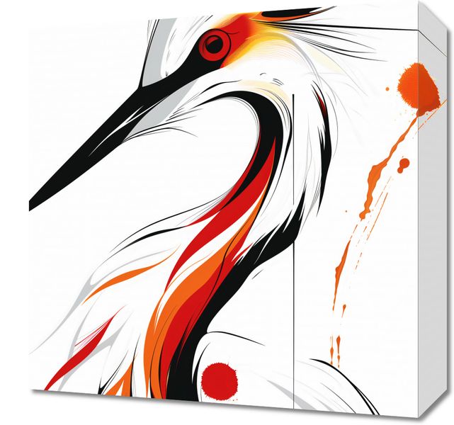 Obraz 40x40cm Bocian zdjęcie 1