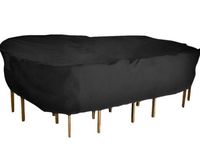 POKROWIEC OCHRONNY STÓŁ 6 KRZESEŁ PROMIENIE UV POLIESTER