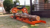 Trak Taśmowy spalinowy Wood-Mizer LX50 Series piła taśmowa traczek poziomy