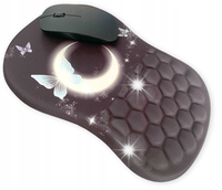 Ergonomiczna podkładka pod mysz z kropką do masażu