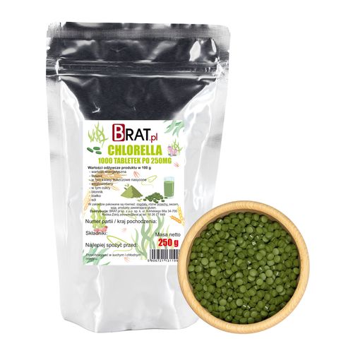 Chlorella 1000 tabletek 250g na Arena.pl